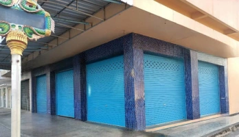 ประตูม้วนไฮสปีด สีฟ้า