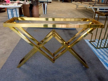  ผลงานสแตนเลสทำสีงานสแตนเลสสีทองโดดเด่นสวยงาม และงานสแตนเลสสีพาวเดอร์โค้ท